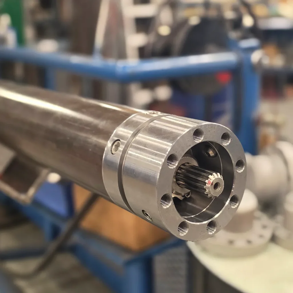ESP submersible motor shaft and components — Tri-Alta Oilfield Industries